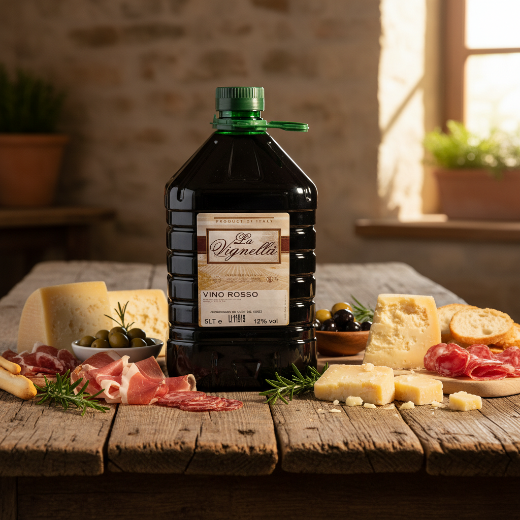 Vino Rosso La Vignella – Formato Famiglia PET 5 Litri | Troilo S.P.A