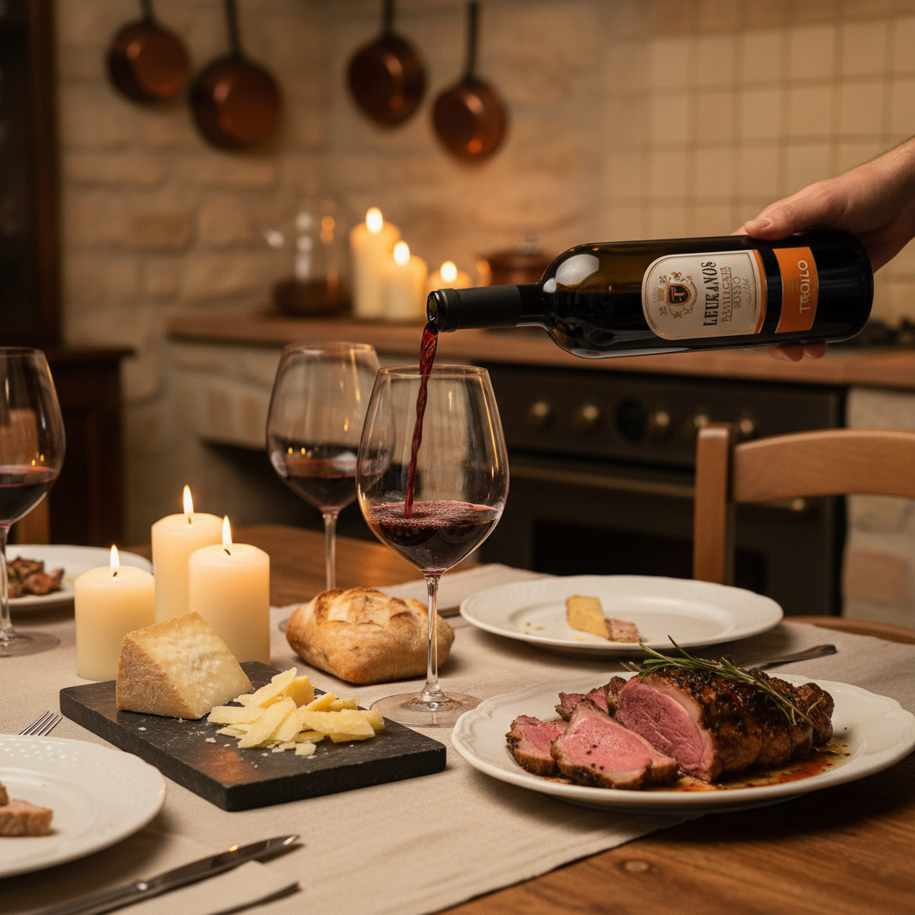 Vino Rosso Leukanos Basilicata IGP – Rubino Sapido e Avvolgente | 75 cl