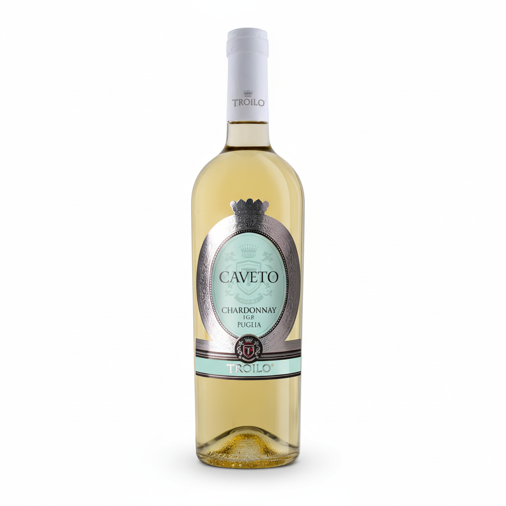 Caveto Chardonnay - sfondo bianco