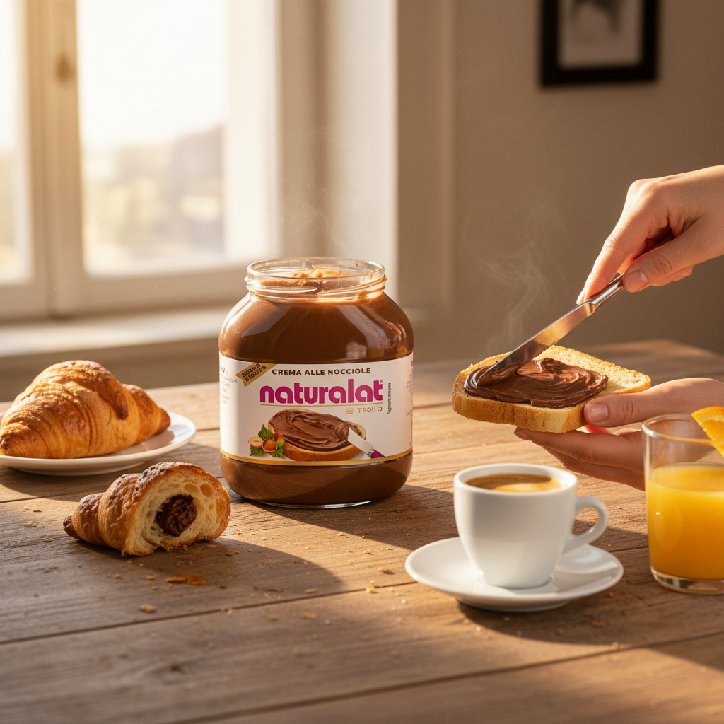 Lifestyle colazione con barattolo