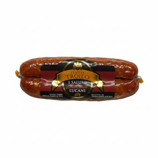 Salsiccia sfondo bianco